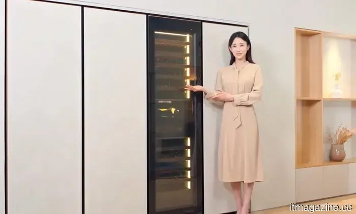 Samsung created an alcohol refrigerator equipped with an AI feature to help manage your exquisite wine collection.