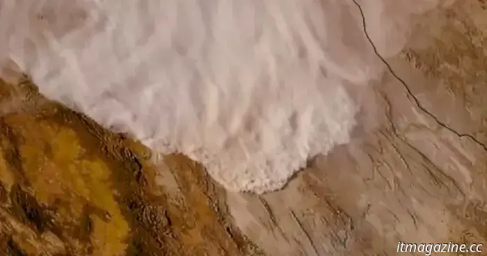 Dramáticas imágenes satelitales muestran una tormenta de polvo desgarrando el paisaje