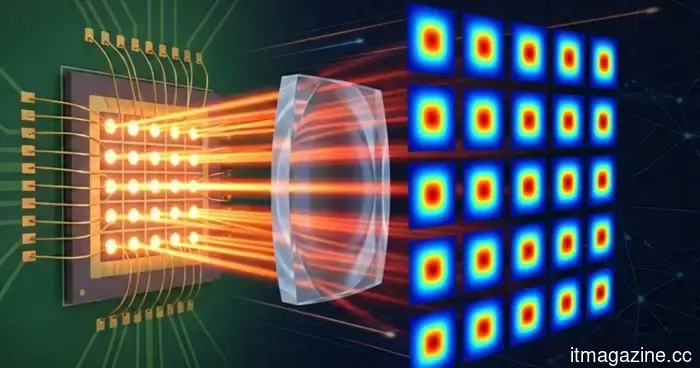 Laser chips offer the potential for quicker, more eco-friendly indoor wireless connectivity at gigabit speeds.