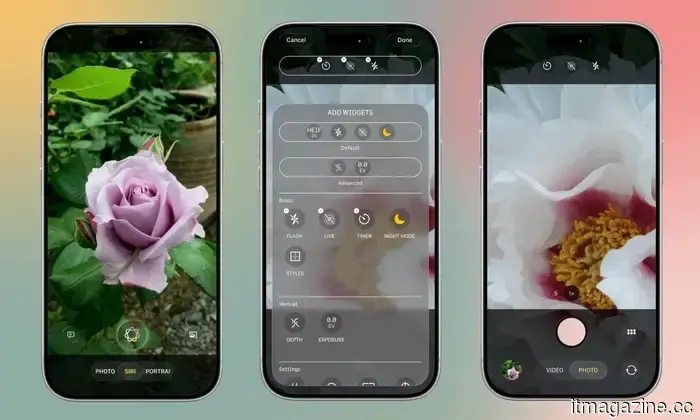 The camera app on the iPhone is set to receive a significant update, and this might be our initial glimpse of it.