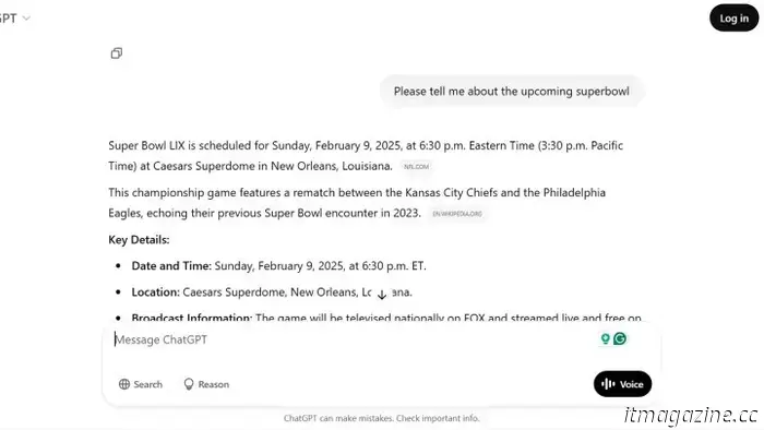 La búsqueda ChatGPT de OpenAI ya es gratuita sin necesidad de iniciar sesión