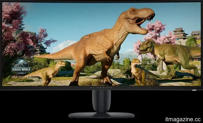 Alienware's enhanced gaming monitors provide increased brightness and refresh rates, with prices beginning at $300.