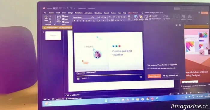 Я попробовал бесплатную версию Microsoft Office. Все, что я получил, - это рекламу и беспокойство