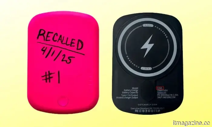 Casely está retirando del mercado casi medio millón de baterías externas debido a un riesgo de incendio. Aquí te mostramos cómo verificar si te ves afectado.