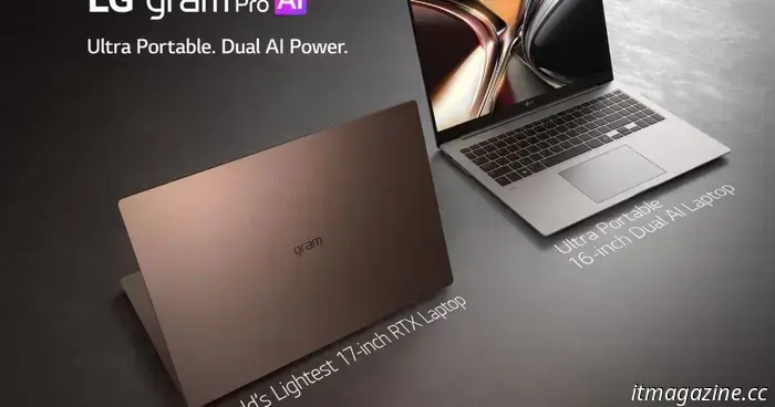 La nuova gamma Gram di LG presenta il portatile più leggero al mondo con GPU NVIDIA RTX.