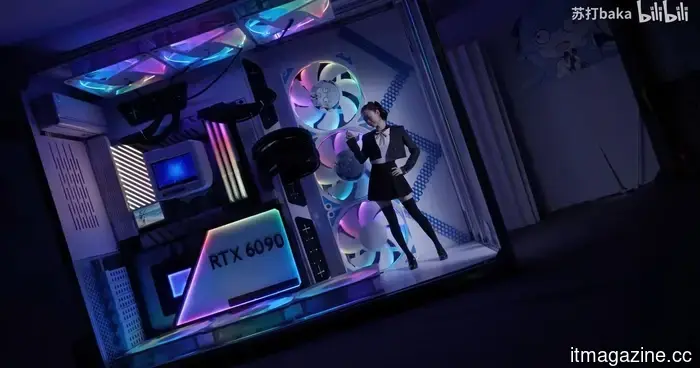 Questo PC è abbastanza grande da viverci e ha il proprio condizionatore per raffreddare i giganteschi interni.