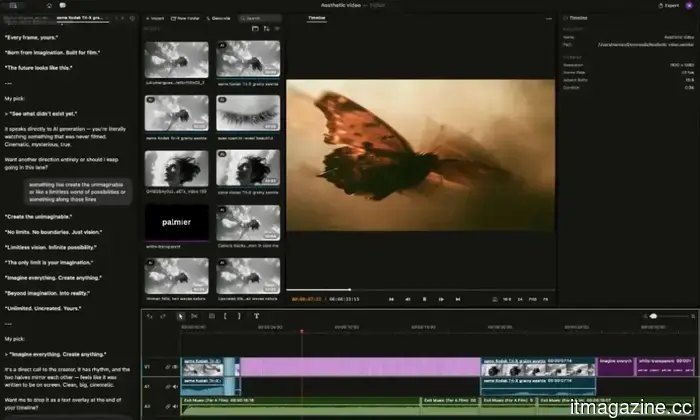 This updated video editor allows Claude to organize, create, and edit directly within your timeline.