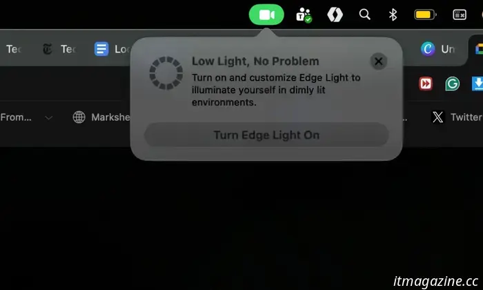 macOS 26.2 introduce un effetto luminoso sui Mac e mi ha sorpreso nel buio totale.