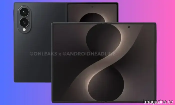 This might be our first glimpse of Samsung's forthcoming Galaxy Z Fold 8 Wide.
