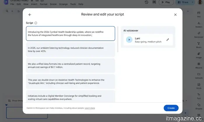 Google Vids ora ti consente di trasformare documenti, PDF e file Word in riassunti video