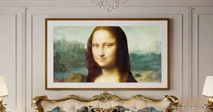 Il nuovo CanvasTV di Hisense funge anche da opera d'arte da parete ed è in arrivo negli Stati Uniti.