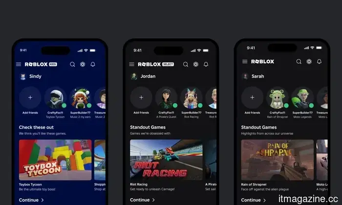 Roblox now provides age-specific accounts for children, along with enhanced parental control features.
