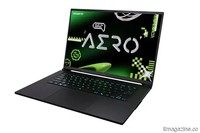 GIGABYTE lancerà in vendita un laptop sottile con IA