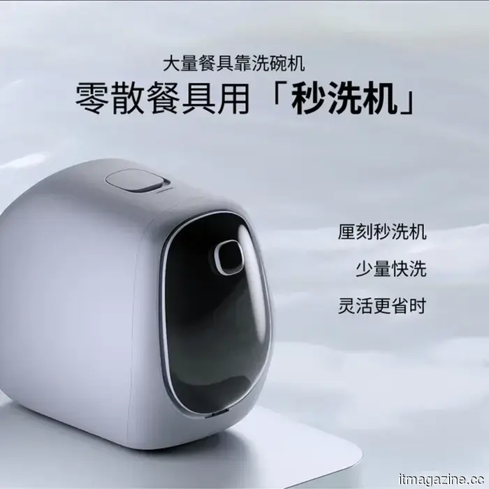 LICURV investigates immediate kitchen cleaning through a compact dishwasher that offers a five-second wash.