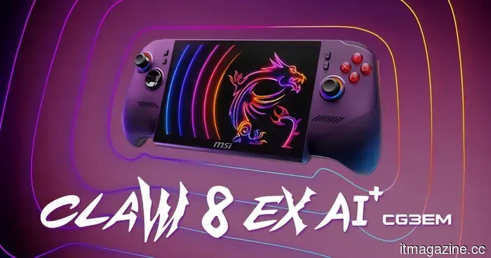 The new MSI Claw 8 EX AI+ is pursuing console-level gaming for on-the-go play.