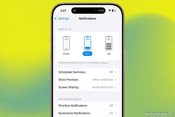 Le notifiche prioritarie basate sull'intelligenza artificiale atterrano sugli iPhone con l'aggiornamento iOS 18.4