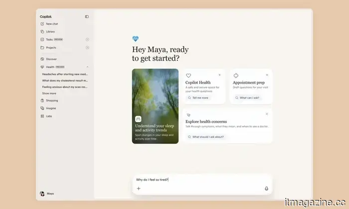 Microsoft quiere que Copilot responda todas tus preguntas relacionadas con la salud y almacene tus registros médicos.
