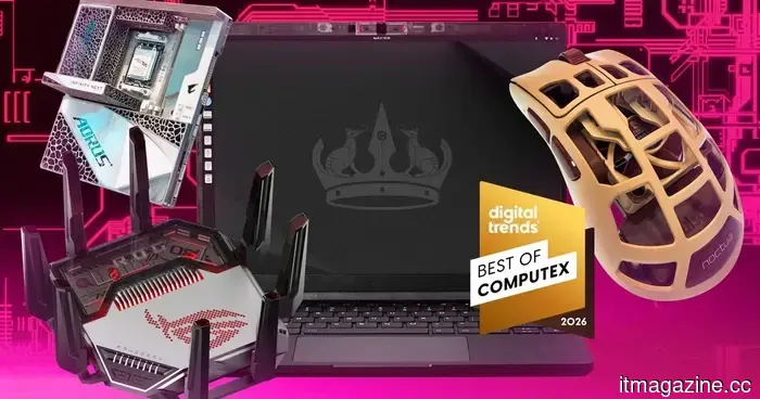 The most impressive items we encountered at Computex 2026, ranging from motherboards designed for space to mice with fan cooling.