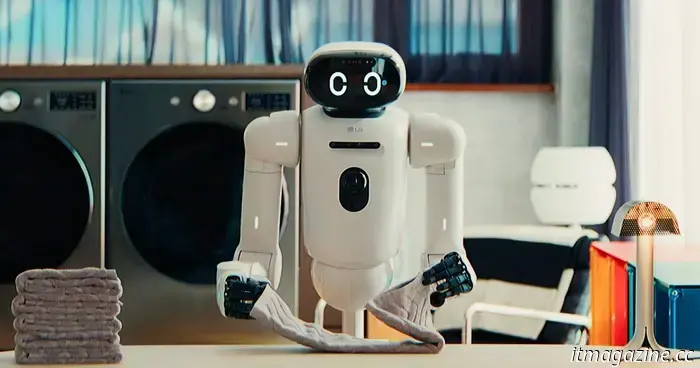 LG's CLOiD home robot aims to handle your laundry and prepare your breakfast.