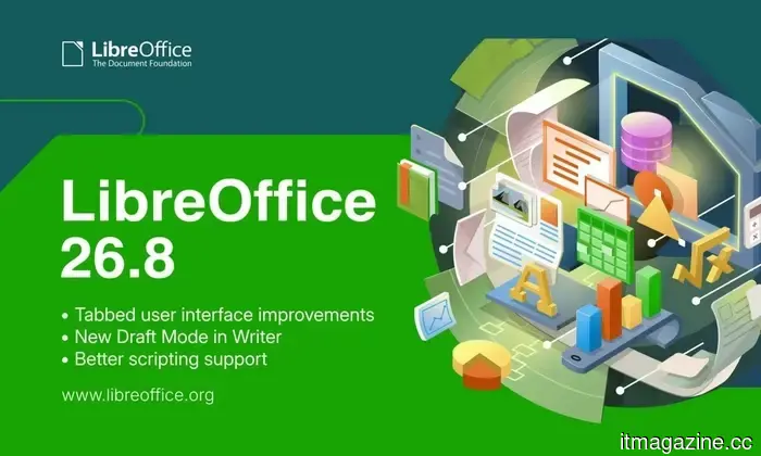 LibreOffice 26.8 aggiunge molte belle funzionalità e si rifiuta di metterti l'IA sotto il naso.