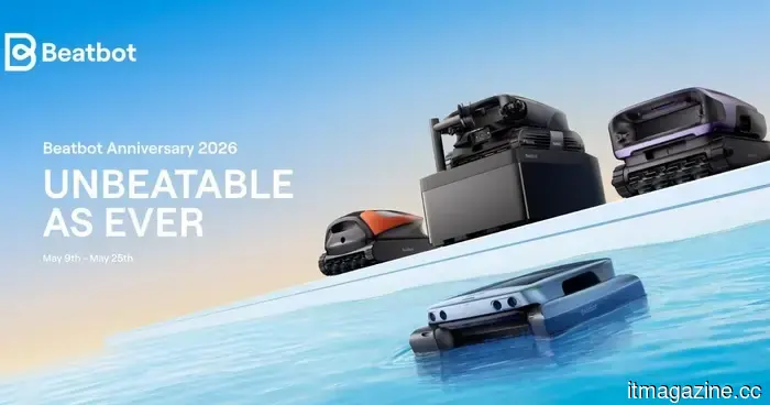 La campagna per l'anniversario di Beatbot trasforma la pulizia della piscina in una decisione d'acquisto più intelligente.