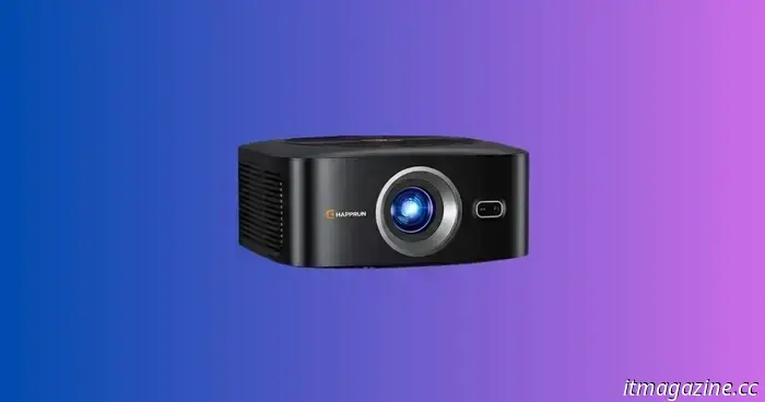 Get a 43% discount on this 1500 ANSI Google TV smart projector featuring Dolby sound.
