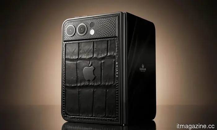 Before Apple, Caviar is unveiling the foldable iPhone Ultra with a touch of luxury.