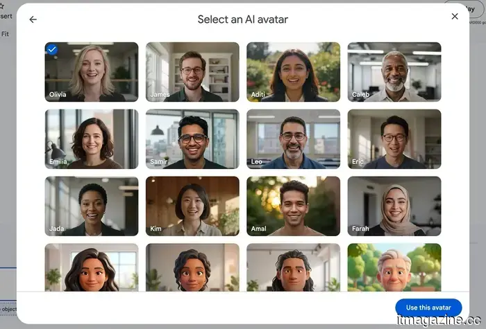 Smetti di fare diapositive noiose perché Google Vids ha appena reso gli avatar AI gratuiti per tutti.