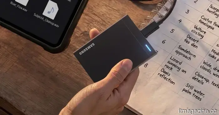 Il nuovo SSD di Samsung potrebbe rendere l'attesa per il trasferimento dei file un ricordo del passato.