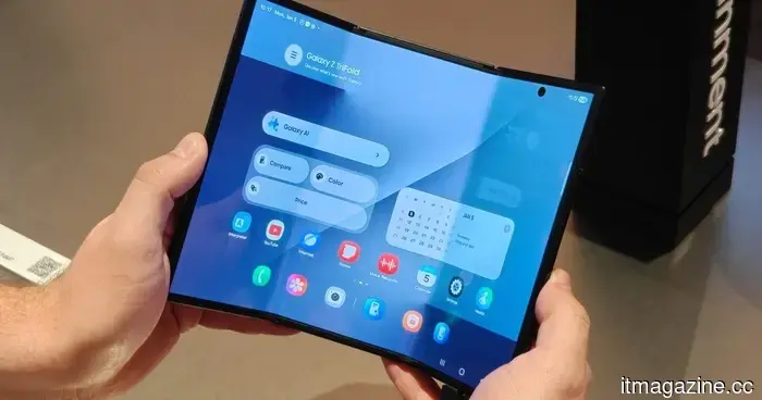 The Galaxy Z TriFold is making a return to Samsung stores, possibly for the final time.