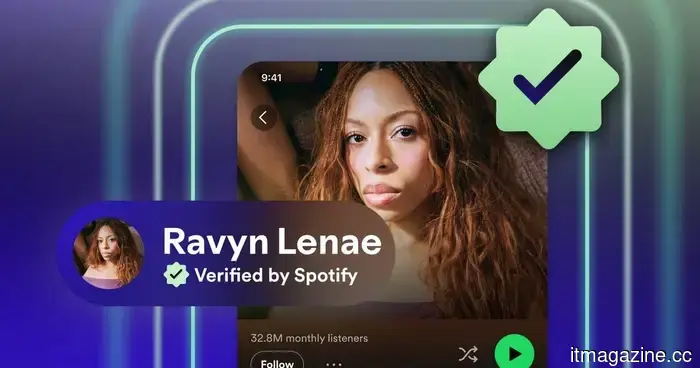 Spotify introduces verified artist badges to ensure that listeners can confirm they are enjoying music from a real person rather than an AI.