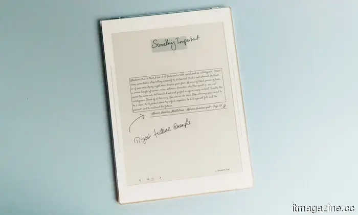 Reasons for selecting the Supernote Nomad instead of other e-ink tablets.