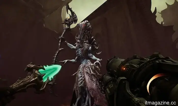 Убийца возвращается в DOOM: Откровения Темных Веков с новым смертоносным игрушкой