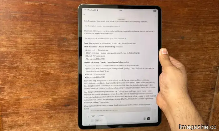 I created an offline alternative to Grammarly and transformed it into a Mac application without any programming.