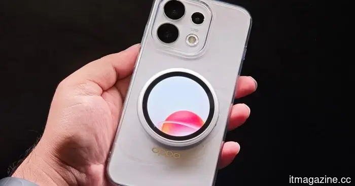 Этот телефон Oppo имеет дикий 3D-задник, но его магнитный пузырь - настоящий фокус на вечеринке.