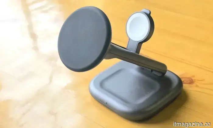Satechi 3-in-1 Foldable Wireless Charging Stand Qi2 Review: Quick, compact, and my new go-to device