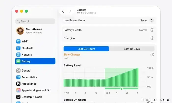 macOS 26.4 añade una interesante función de carga que las laptops con Windows han tenido durante años.