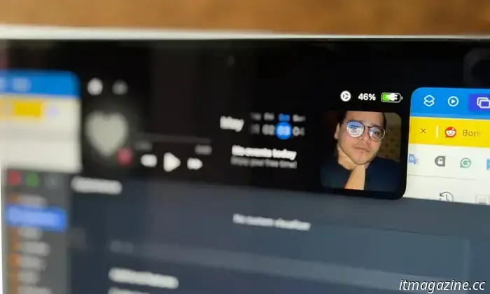 Я не фанат MacBook notch, поэтому превратил его в центр активного отдыха