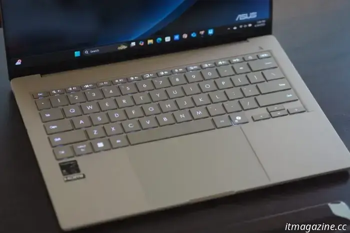 Asus Zenbook A14 review: exceptionally lightweight and remarkably durable.