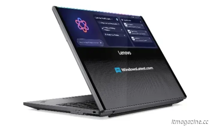 Утечки Lenovo показывают слишком крутой ноутбук со скрытым дисплеем под прозрачной крышкой