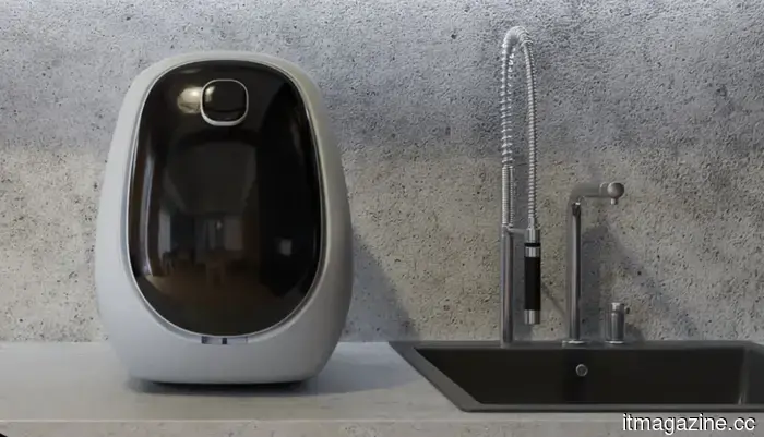 LICURV explora la limpieza instantánea de la cocina con un lavavajillas compacto y un lavado de cinco segundos.