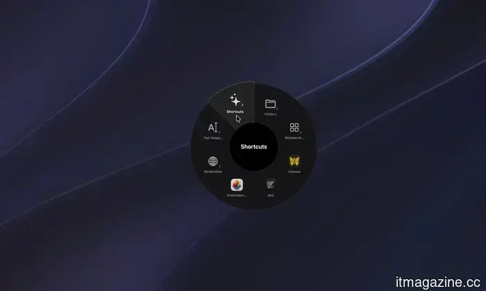 Dejé que el menú radial se apoderara de mi Mac, y nunca volveré atrás.