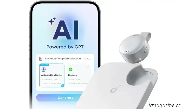 Este grabador del tamaño de una moneda quiere recordar tus reuniones por ti.