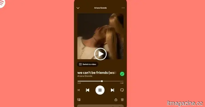 Presto potrai disattivare tutti i video di Spotify sia per la musica che per i podcast.