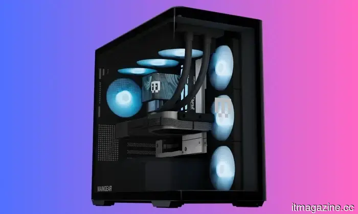 Maingear's Zero desktop features a sleek, wire-free design with curved glass and a considerable amount of power.