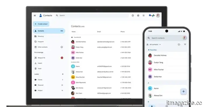 Google Contacts toma prestado un útil truco de iPhone para facilitar el compartir tu número.
