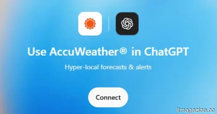 ChatGPT ahora puede darte actualizaciones meteorológicas en tiempo real con AccuWeather.