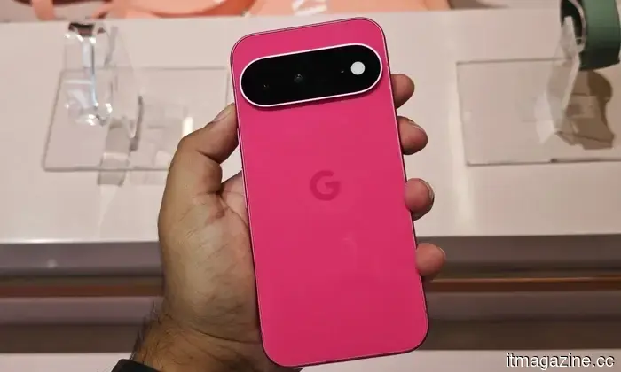 I have a weakness for vibrant phones, and Google is well aware of this.