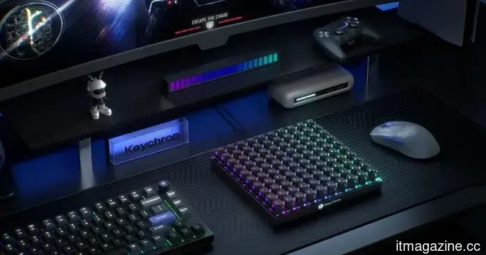 Keychron produced 96 blank keys, leaving the issue to someone else.