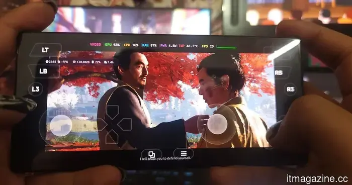 I just played Ghost of Tsushima on my phone. I never imagined this day would come, and I'm not regretting this unexpected experience.